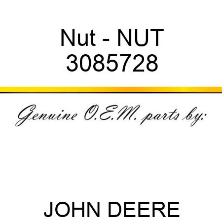 Nut - NUT 3085728