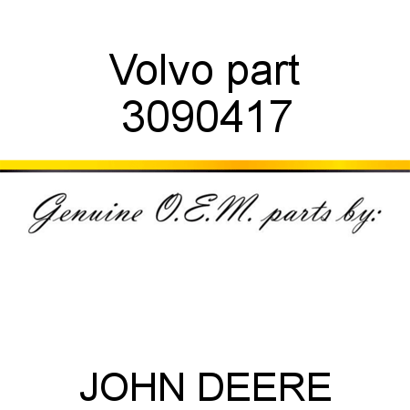 Volvo part 3090417