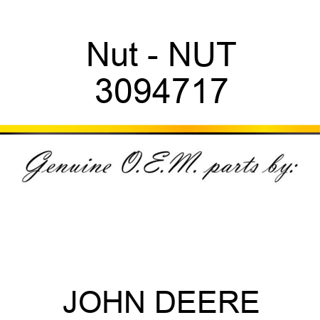 Nut - NUT 3094717