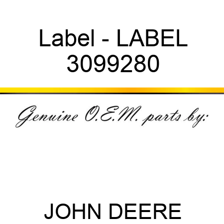 Label - LABEL 3099280