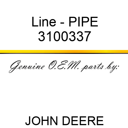 Line - PIPE 3100337