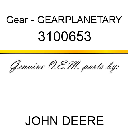 Gear - GEARPLANETARY 3100653