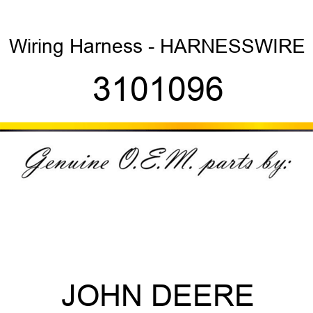 Wiring Harness - HARNESSWIRE 3101096