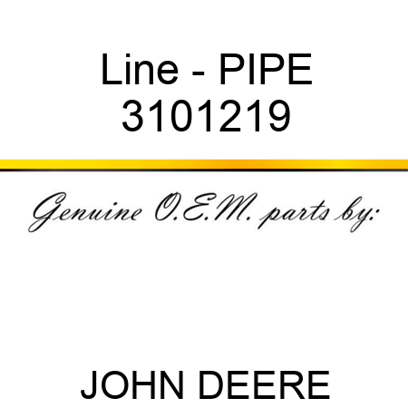 Line - PIPE 3101219