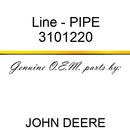Line - PIPE 3101220