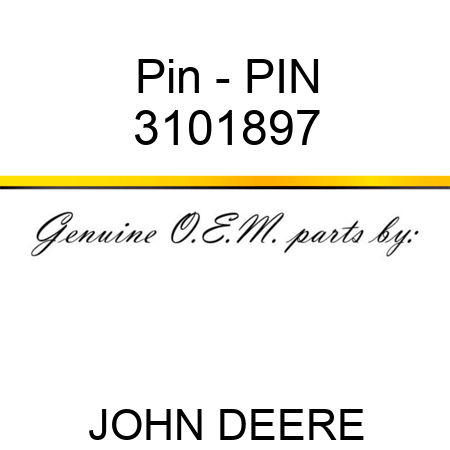 Pin - PIN 3101897