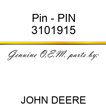 Pin - PIN 3101915