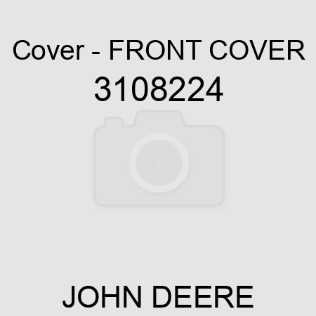 Cover - FRONT COVER 3108224