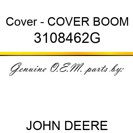 Cover - COVER, BOOM 3108462G
