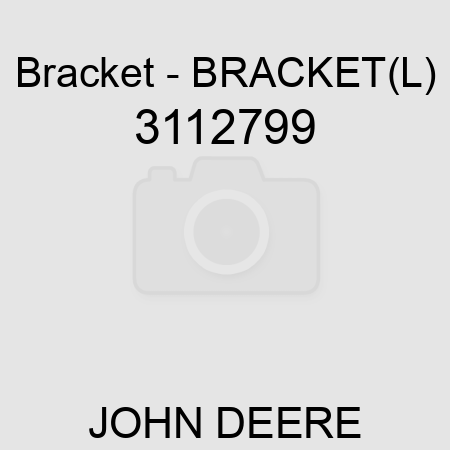 Bracket - BRACKET(L) 3112799