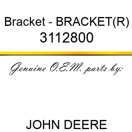 Bracket - BRACKET(R) 3112800