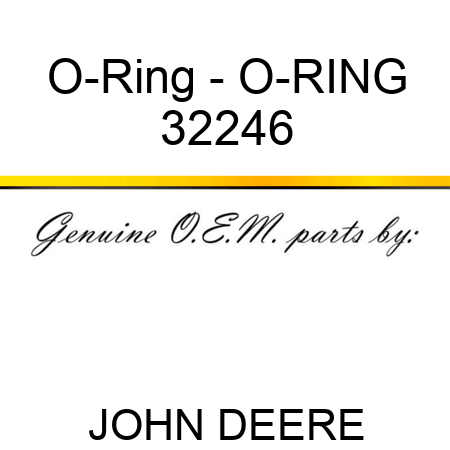 O-Ring - O-RING 32246