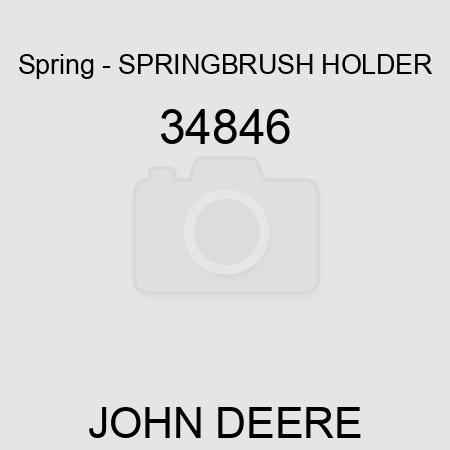Spring - SPRING,BRUSH HOLDER 34846