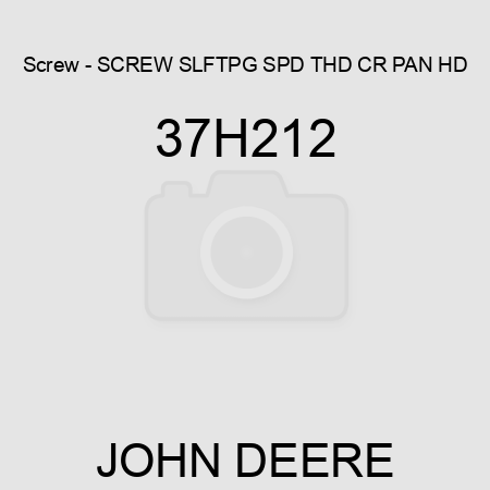Screw - SCREW, SLFTPG, SPD THD, CR PAN HD 37H212