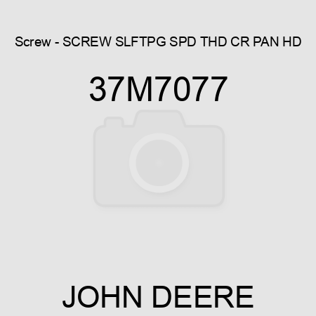 Screw - SCREW, SLFTPG, SPD THD, CR PAN HD 37M7077