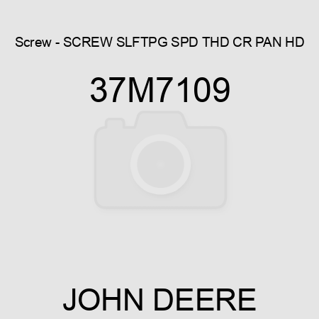 Screw - SCREW, SLFTPG, SPD THD, CR PAN HD 37M7109
