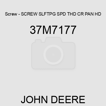 Screw - SCREW, SLFTPG, SPD THD, CR PAN HD 37M7177