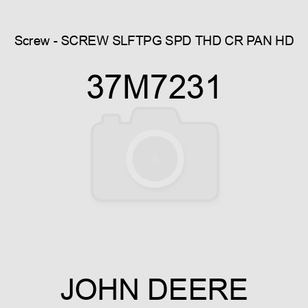 Screw - SCREW, SLFTPG, SPD THD, CR PAN HD 37M7231