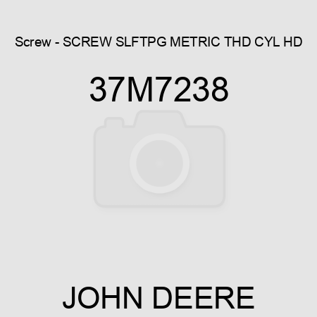 Screw - SCREW, SLFTPG, METRIC THD, CYL HD 37M7238