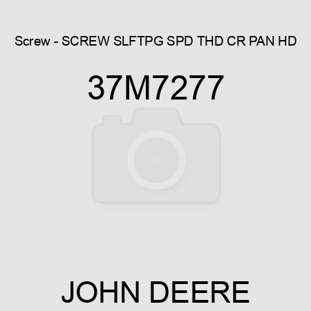 Screw - SCREW, SLFTPG, SPD THD, CR PAN HD 37M7277