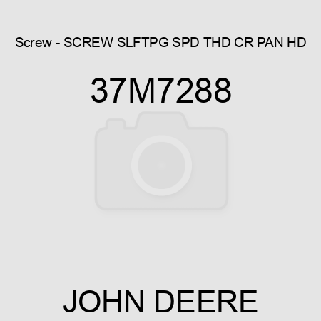 Screw - SCREW, SLFTPG, SPD THD, CR PAN HD 37M7288