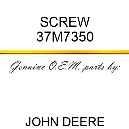SCREW 37M7350