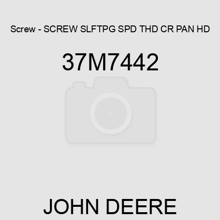 Screw - SCREW, SLFTPG, SPD THD, CR PAN HD 37M7442