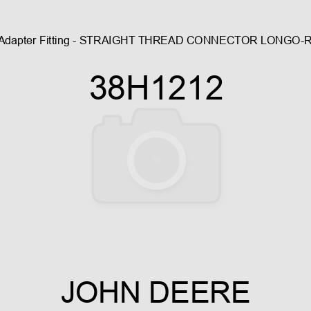 Adapter Fitting - STRAIGHT THREAD CONNECTOR LONG,O-R 38H1212