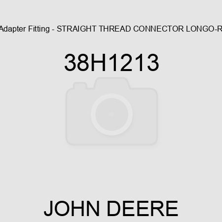 Adapter Fitting - STRAIGHT THREAD CONNECTOR LONG,O-R 38H1213