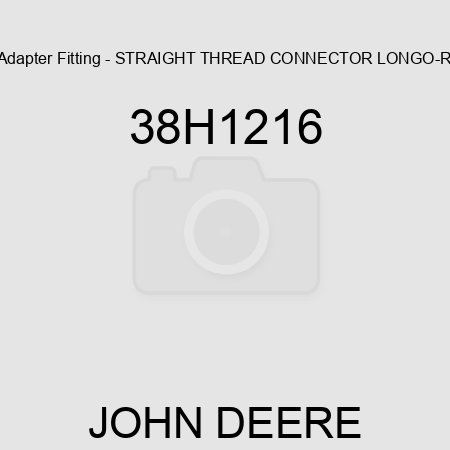 Adapter Fitting - STRAIGHT THREAD CONNECTOR LONG,O-R 38H1216