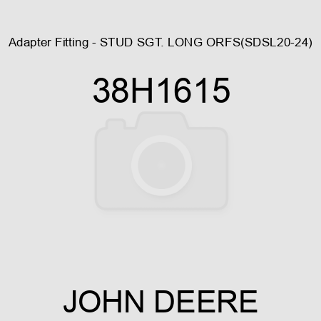 Adapter Fitting - STUD SGT. LONG, ORFS(SDSL20-24) 38H1615