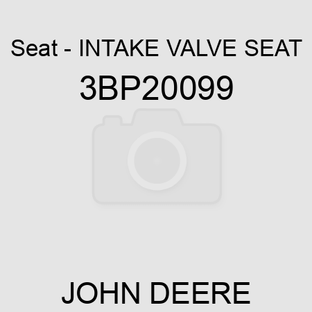 Seat - INTAKE VALVE SEAT 3BP20099