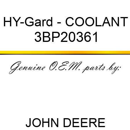 HY-Gard - COOLANT 3BP20361