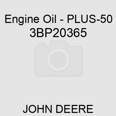 Engine Oil - PLUS-50 3BP20365