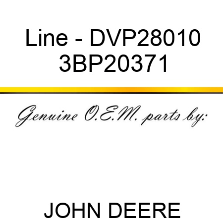 Line - DVP28010 3BP20371