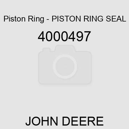 Piston Ring - PISTON RING, SEAL 4000497
