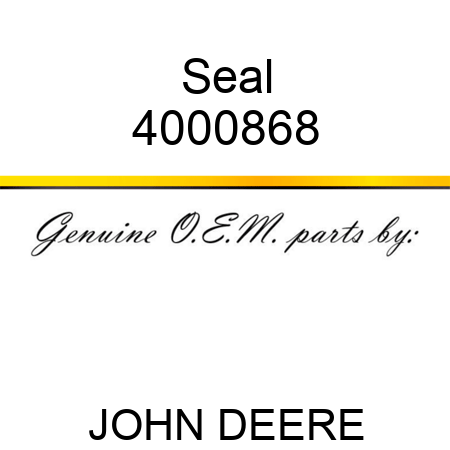 Seal 4000868