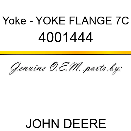 Yoke - YOKE, FLANGE 7C 4001444