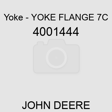 Yoke - YOKE, FLANGE 7C 4001444