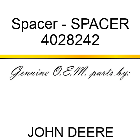 Spacer - SPACER 4028242