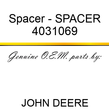 Spacer - SPACER 4031069