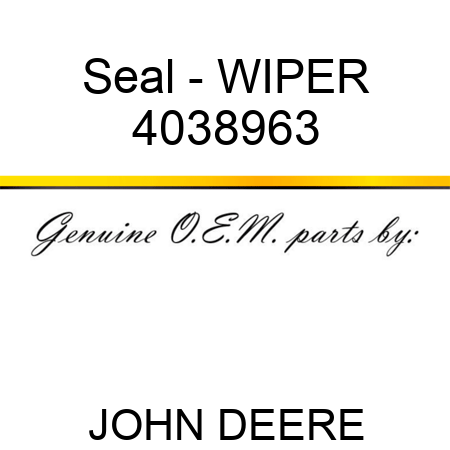 Seal - WIPER 4038963