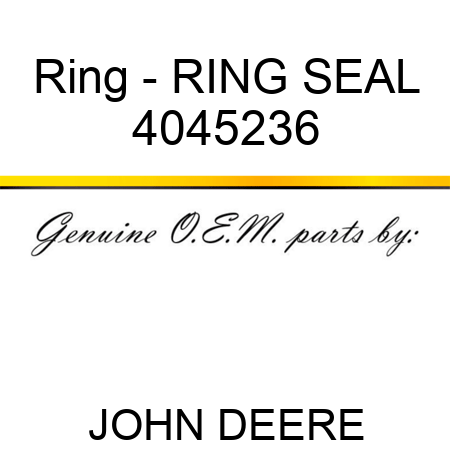 Ring - RING, SEAL 4045236