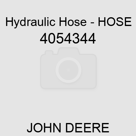 Hydraulic Hose - HOSE 4054344
