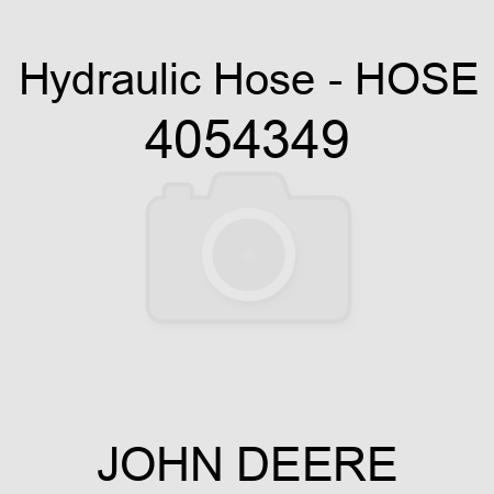 Hydraulic Hose - HOSE 4054349