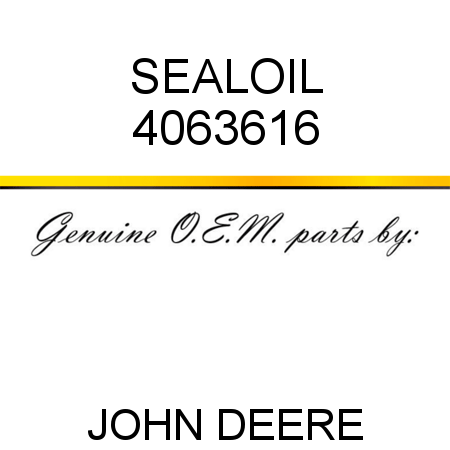 SEAL,OIL 4063616