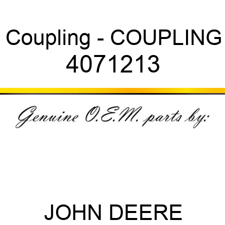 Coupling - COUPLING 4071213
