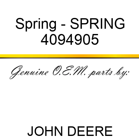 Spring - SPRING 4094905