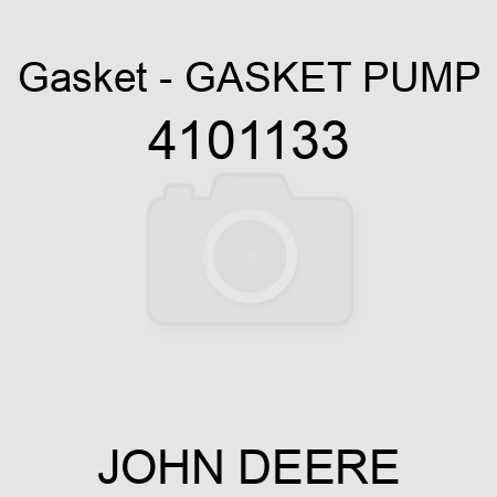 Gasket - GASKET, PUMP 4101133