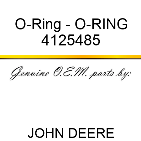 O-Ring - O-RING 4125485